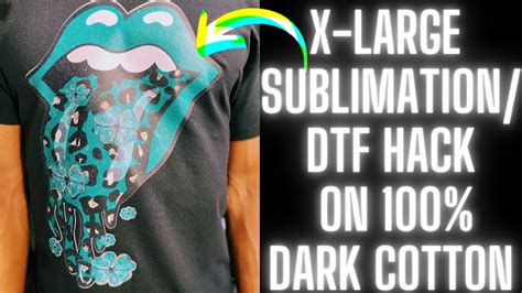 The final step is to peel off the <b>sublimation</b> paper to reveal the design on the black <b>shirt</b>. . Dtf sublimation hack on dark shirts